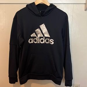Performance fleece Adidas hoodie sz S